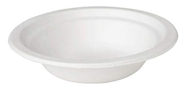 Duni 186979 - Bio Bagasse Teller tief, Durchmesser ca. 18 cm, 10 Stück, ecoecho, Partygeschirr, Einwegteller im Sale